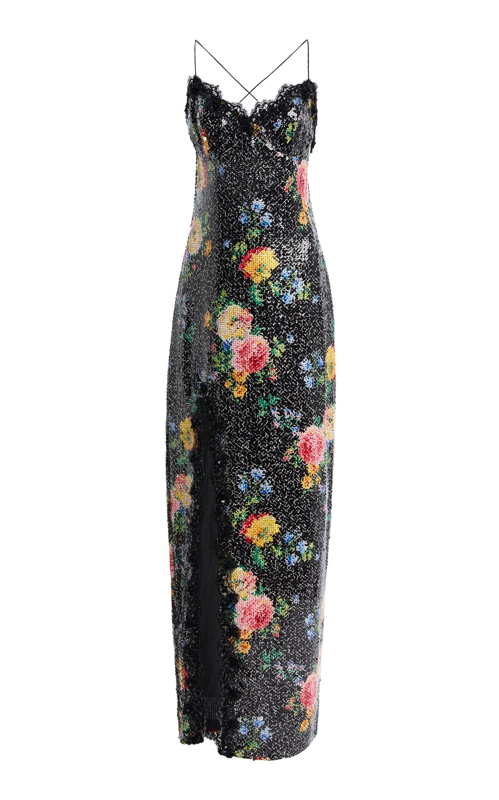 Happy Isles Bellville Sassoon 90s Sequined Maxi Dress - Moda Operandi by HAPPY ISLES