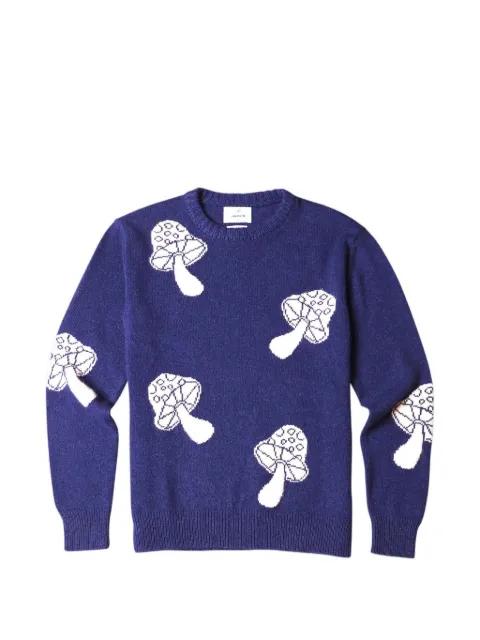 mushroom-motif jumper by HARDEN