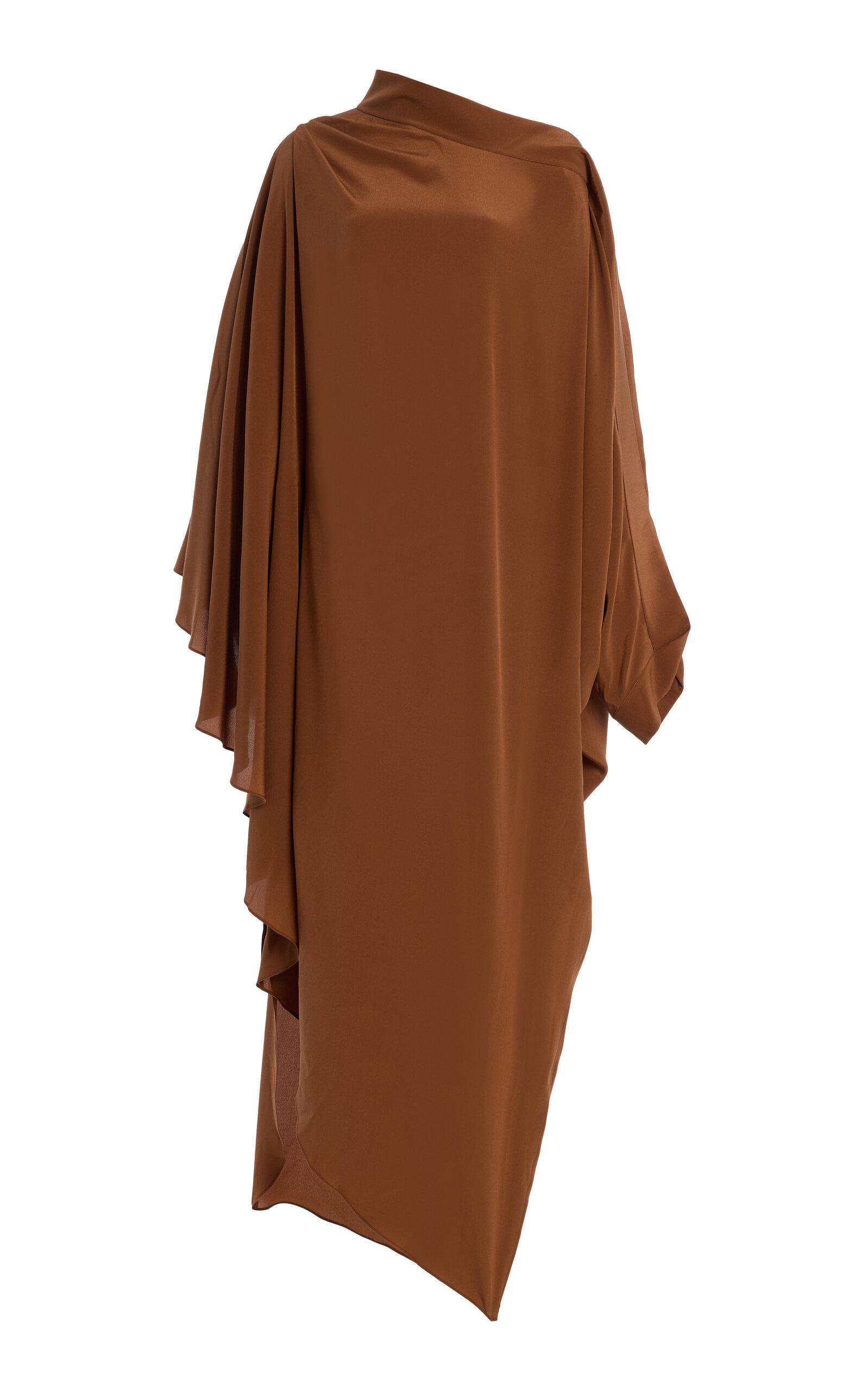 Harithand Gabriella Draped Silk Crepe De Chine Caftan Dress - Moda Operandi by HARITHAND