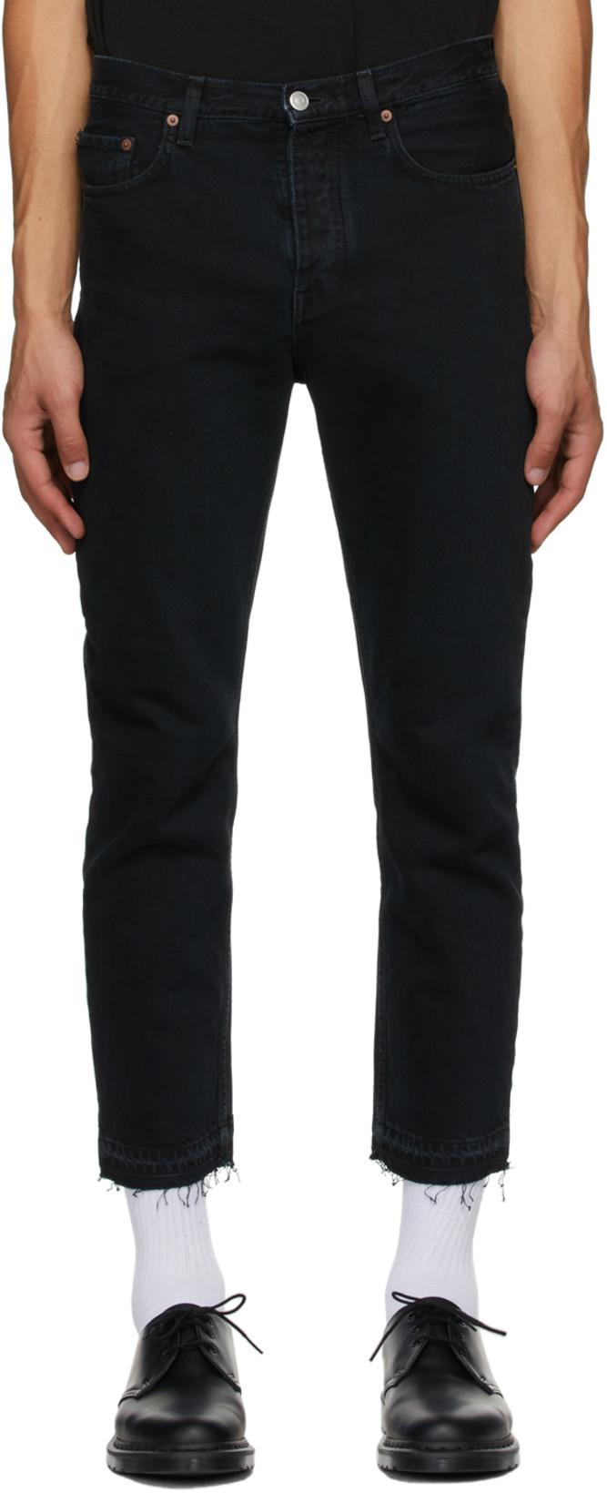Black Dorian Denim Jeans by HARMONY PARIS