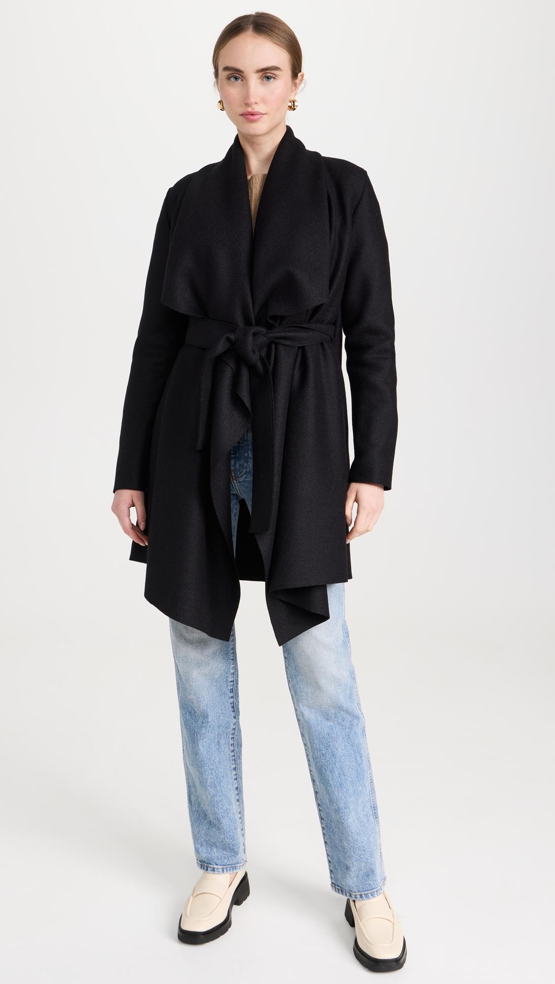 Blanket Coat Pressed Wool by HARRIS WHARF LONDON