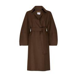 Puff sleeves coat by HARRIS WHARF LONDON
