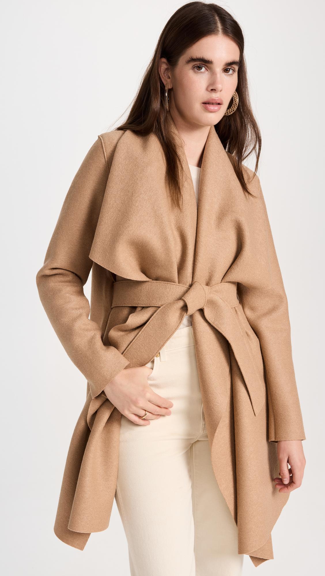 Women Blanket Coat by HARRIS WHARF LONDON