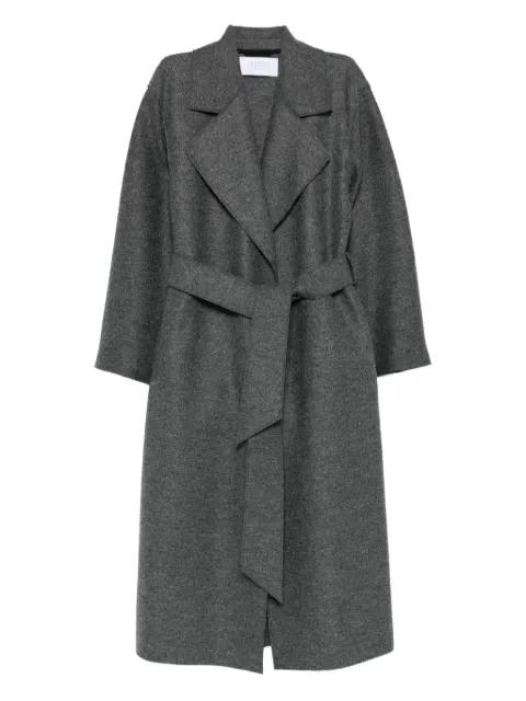 belted wool coat by HARRIS WHARF LONDON