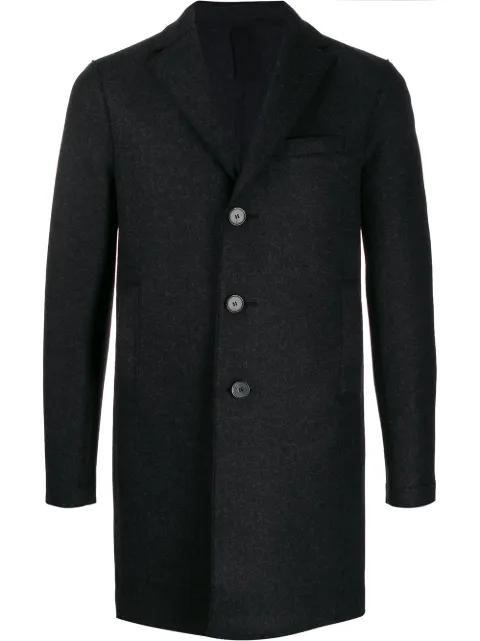 boxy fit button down coat by HARRIS WHARF LONDON