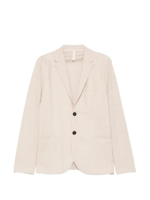 button cotton blazer by HARRIS WHARF LONDON