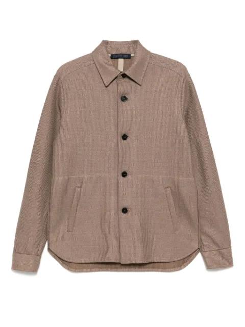 button-up shirt jacket by HARRIS WHARF LONDON