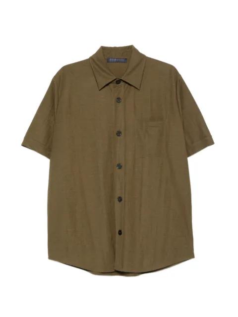 buttoned short-sleeve shirt by HARRIS WHARF LONDON