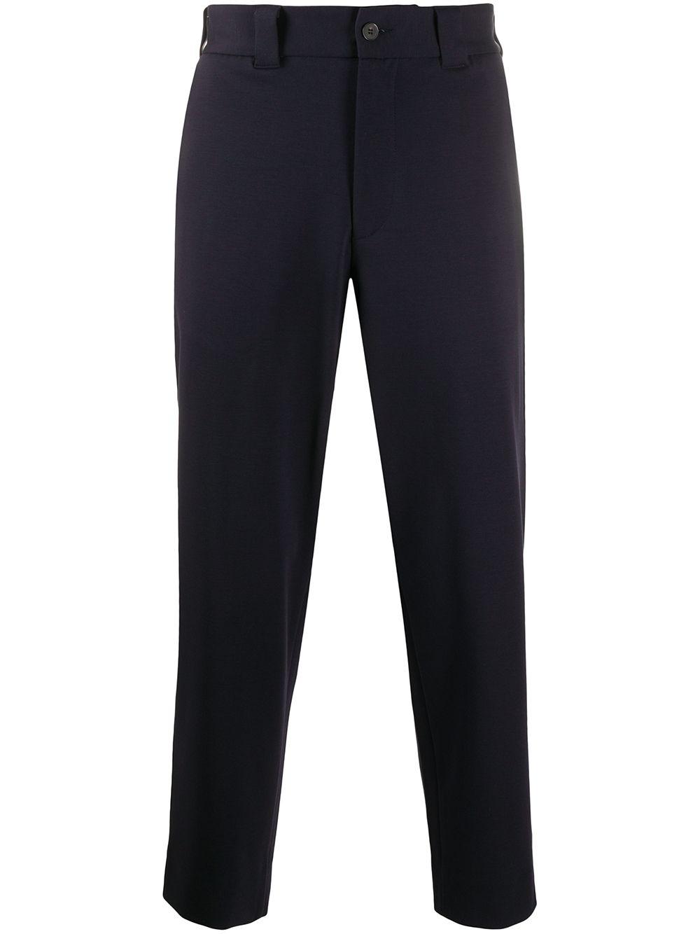 cropped tapered leg trousers by HARRIS WHARF LONDON