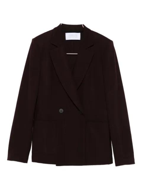 double-breasted wool blazer by HARRIS WHARF LONDON