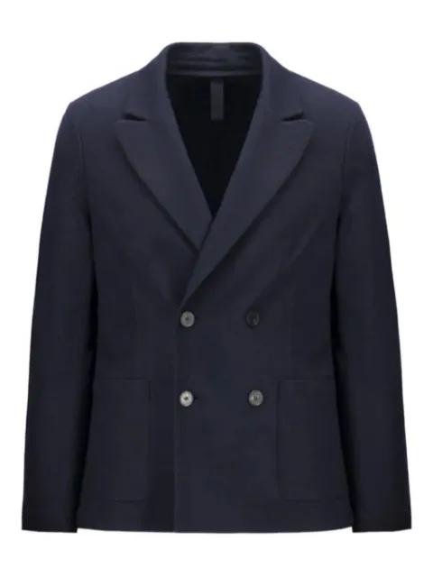 double-breasted wool jacket by HARRIS WHARF LONDON