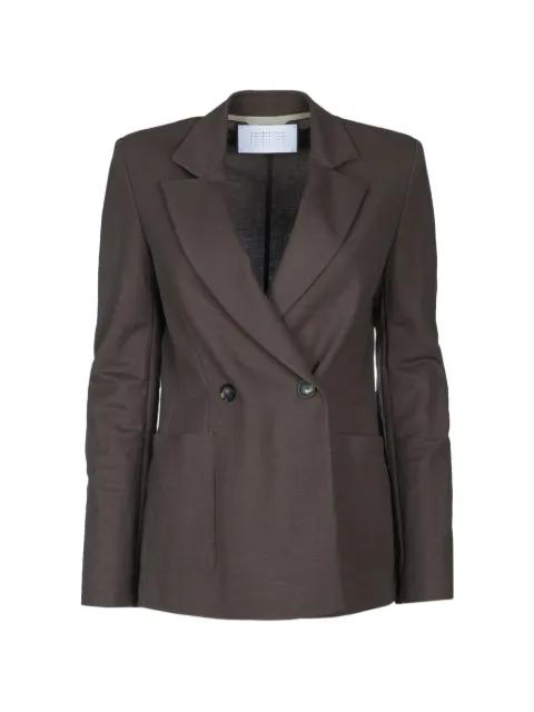 front-pocket double-breasted blazer by HARRIS WHARF LONDON