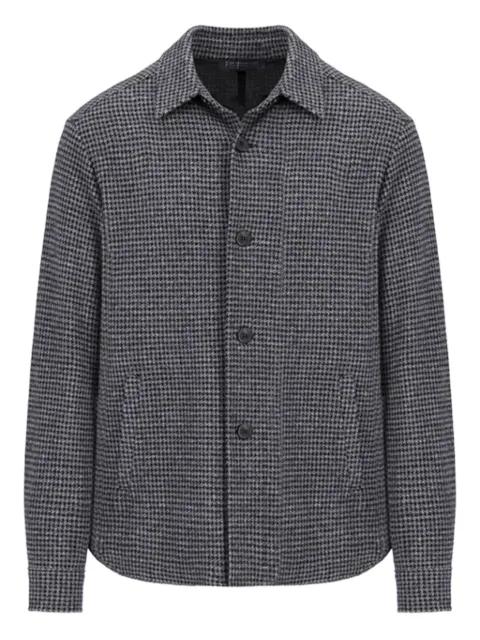 houndstooth wool jacket by HARRIS WHARF LONDON