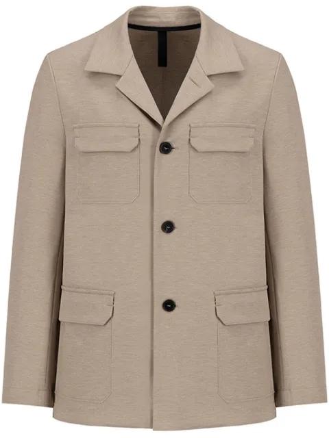 patch pocket blazer by HARRIS WHARF LONDON