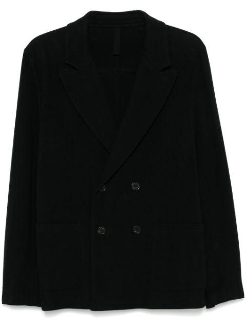 peak-lapel blazer by HARRIS WHARF LONDON