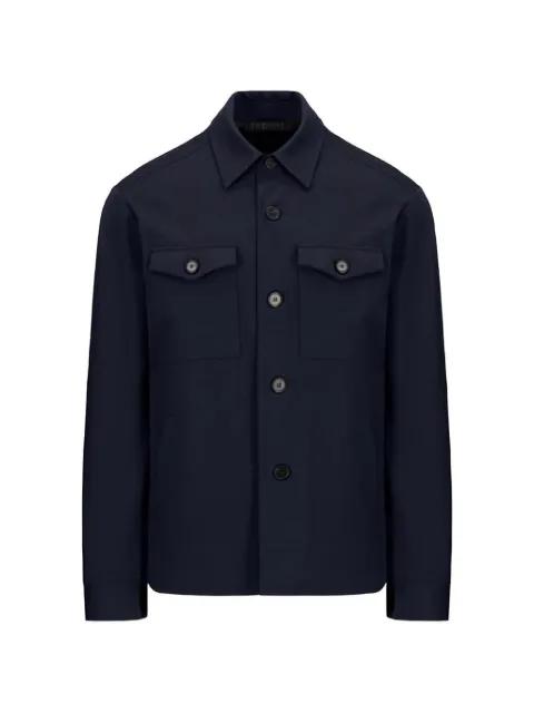 pocket shirt jacket by HARRIS WHARF LONDON