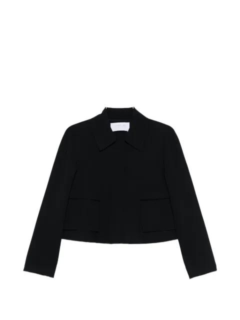 polo-collar jacket by HARRIS WHARF LONDON