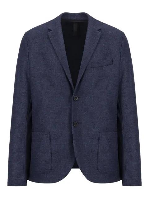 single-breasted wool blazer by HARRIS WHARF LONDON