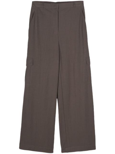 straight-leg cargo trousers by HARRIS WHARF LONDON