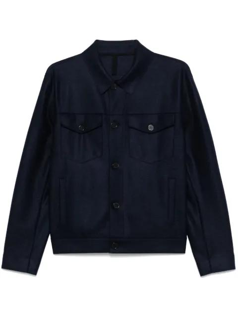 wool jacket by HARRIS WHARF LONDON