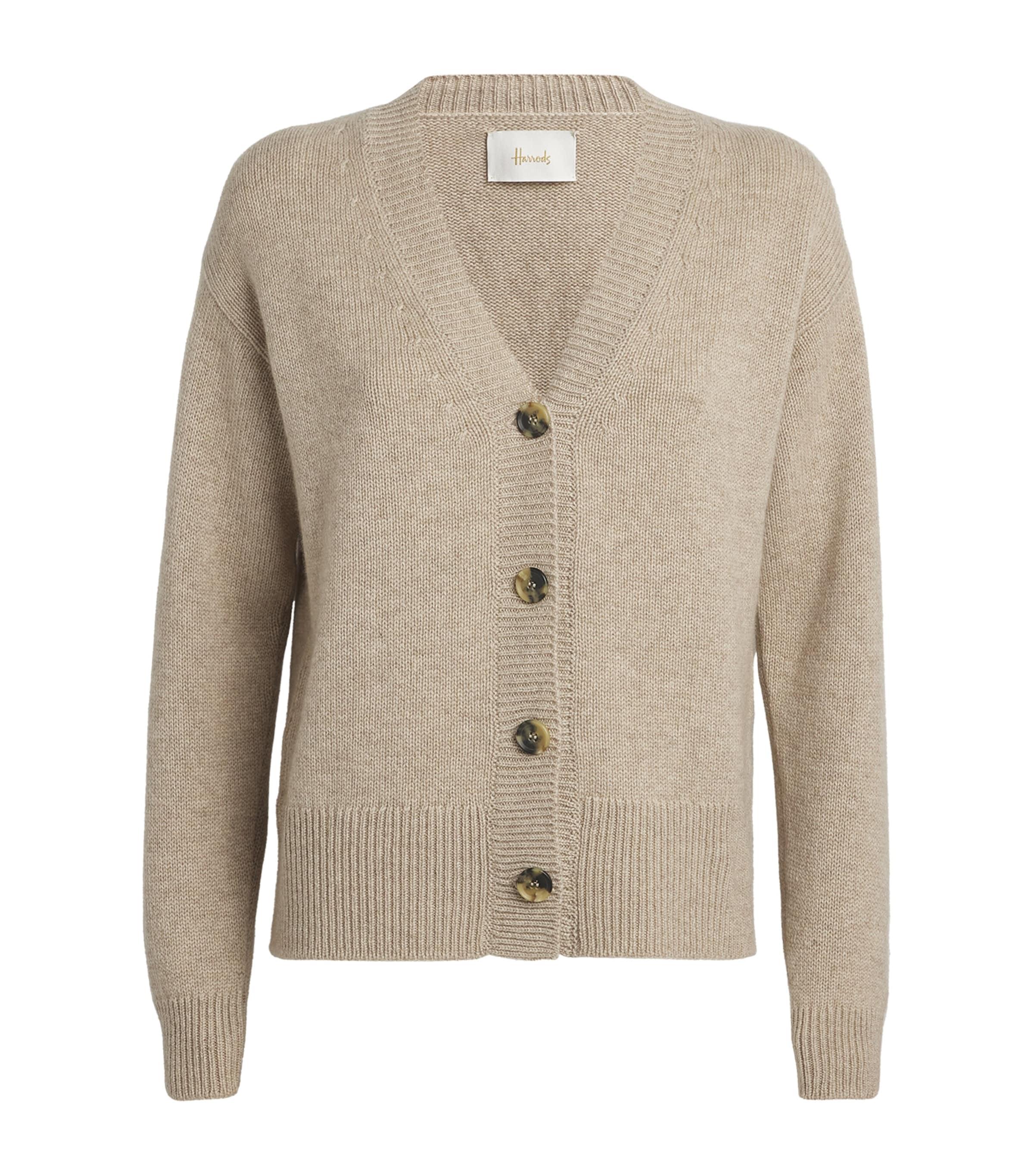 Cashmere Boxy Cardigan by HARRODS