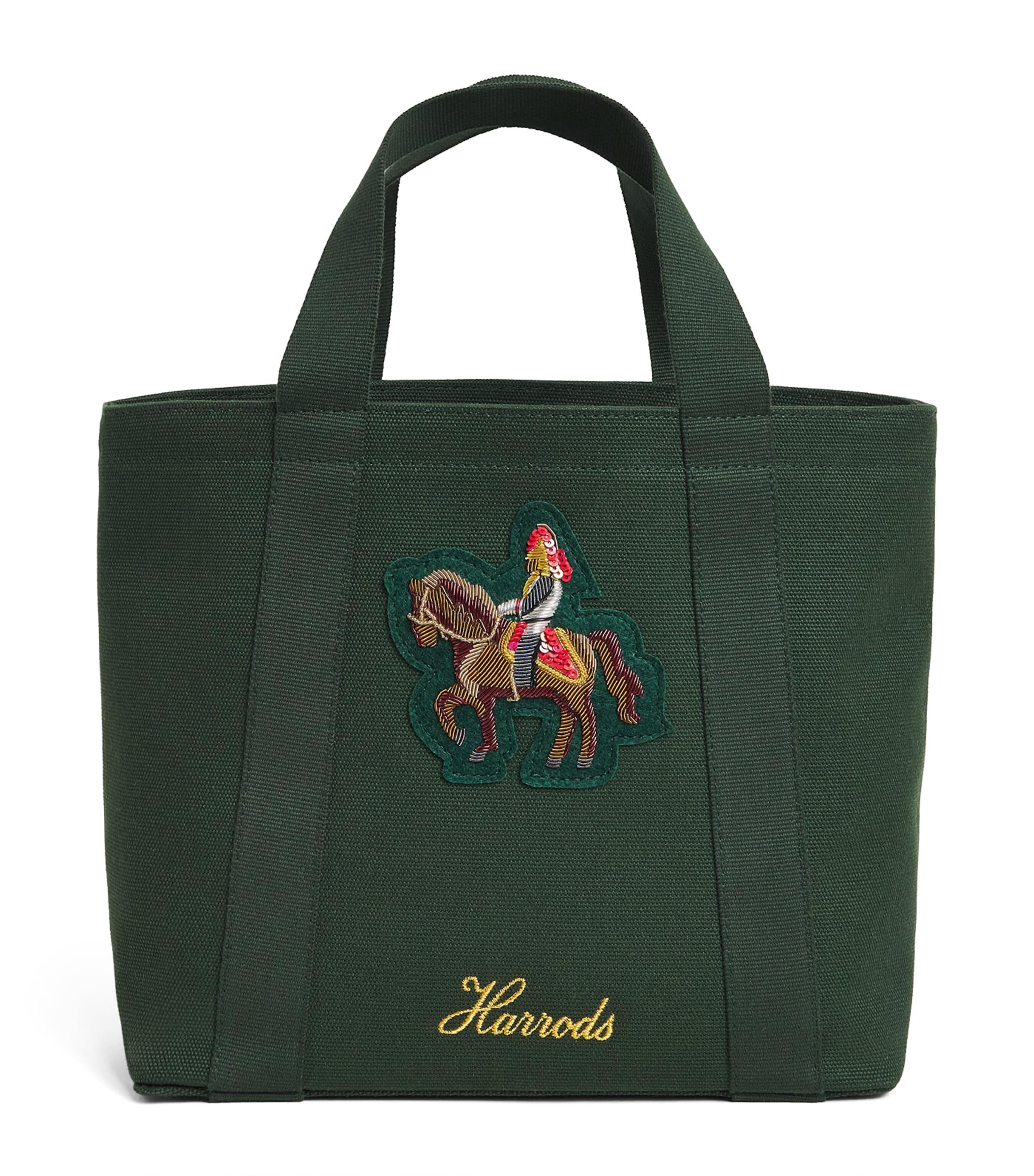 Harrods Canvas Horse Tote Bag by HARRODS