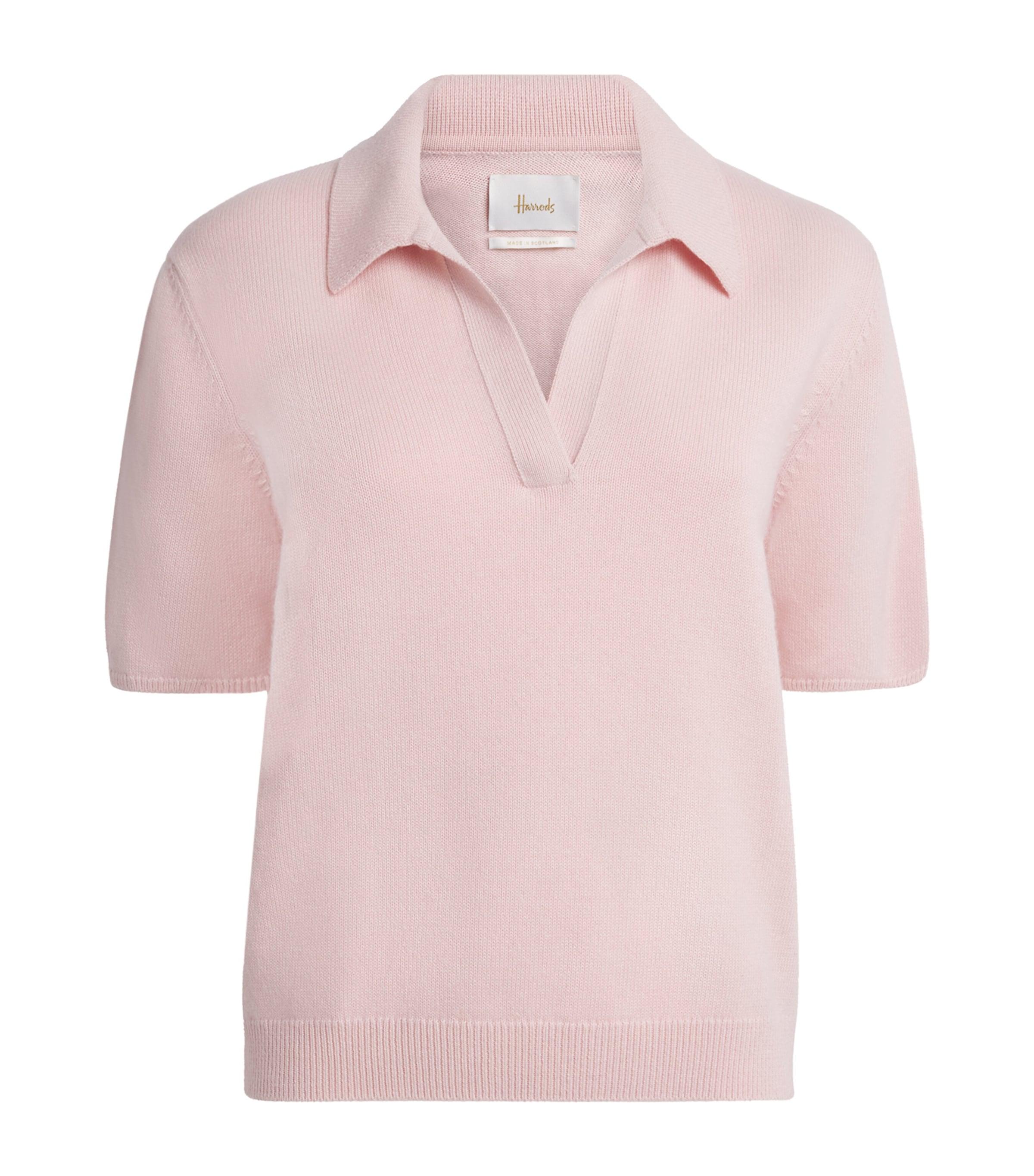 Harrods Cotton-Cashmere Collared Sweater by HARRODS