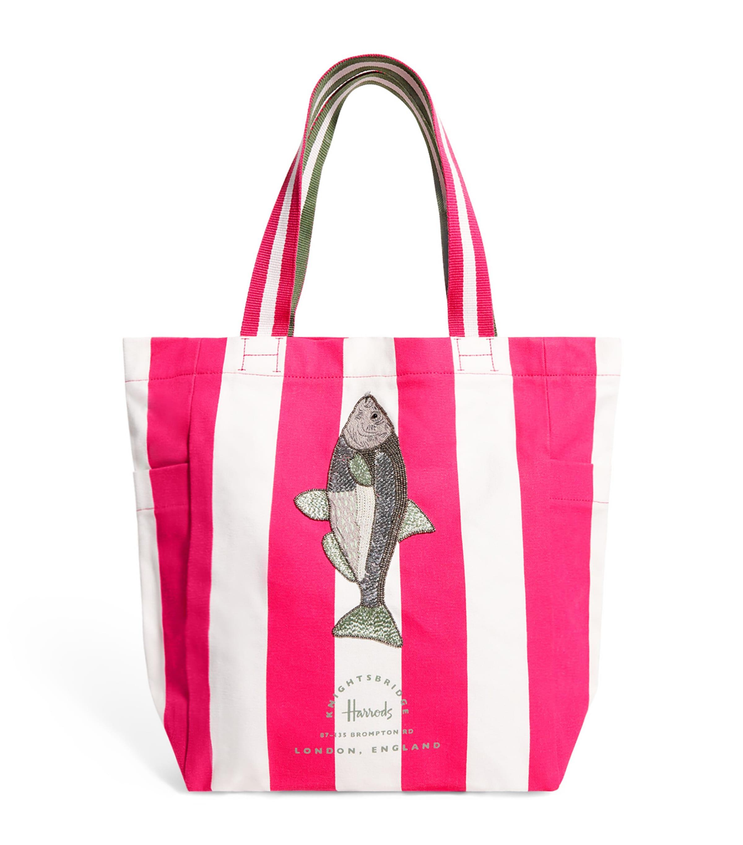 Harrods Embellished Fish Tote Bag by HARRODS