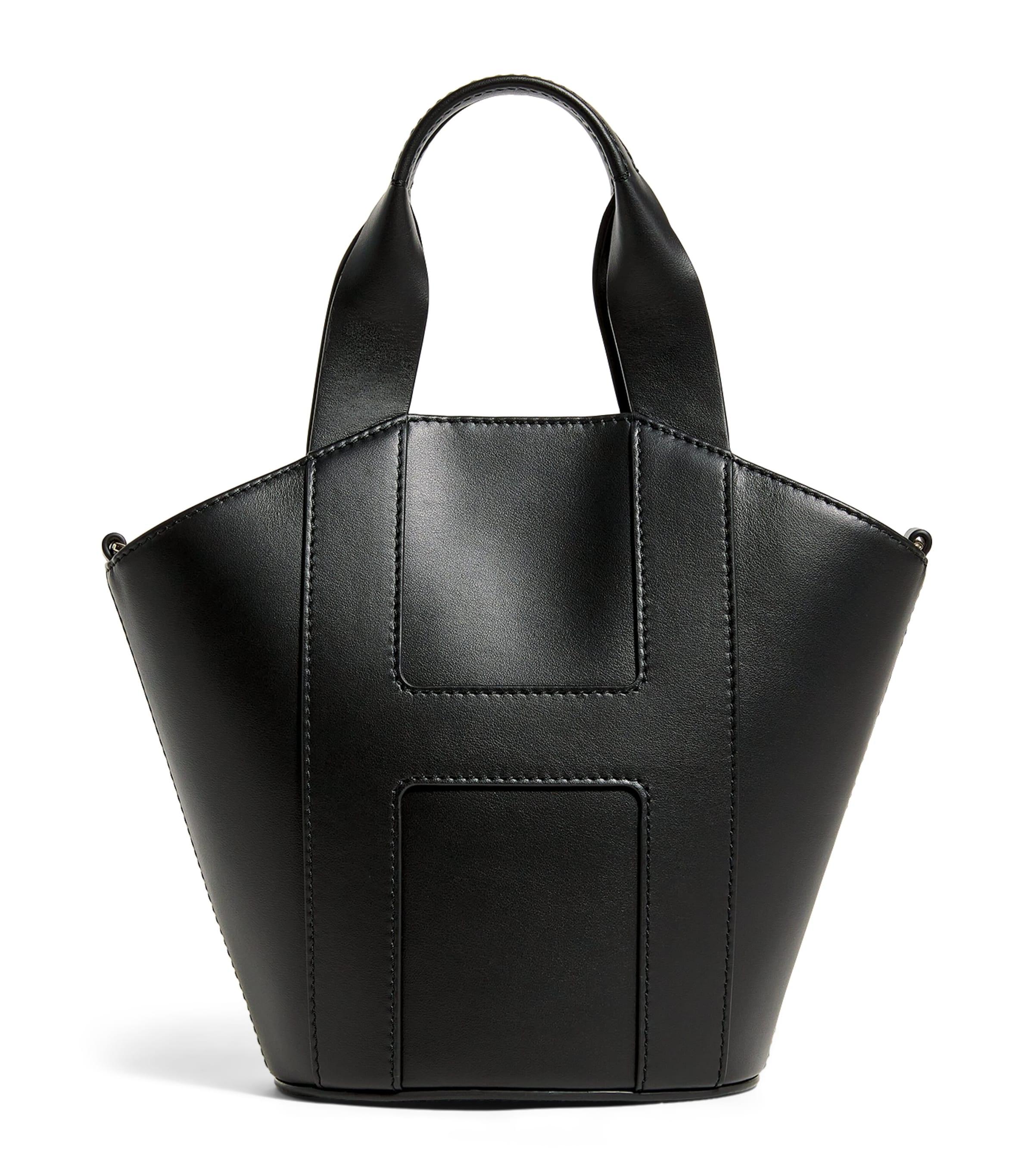 Harrods Grab Leather Tote Bag by HARRODS