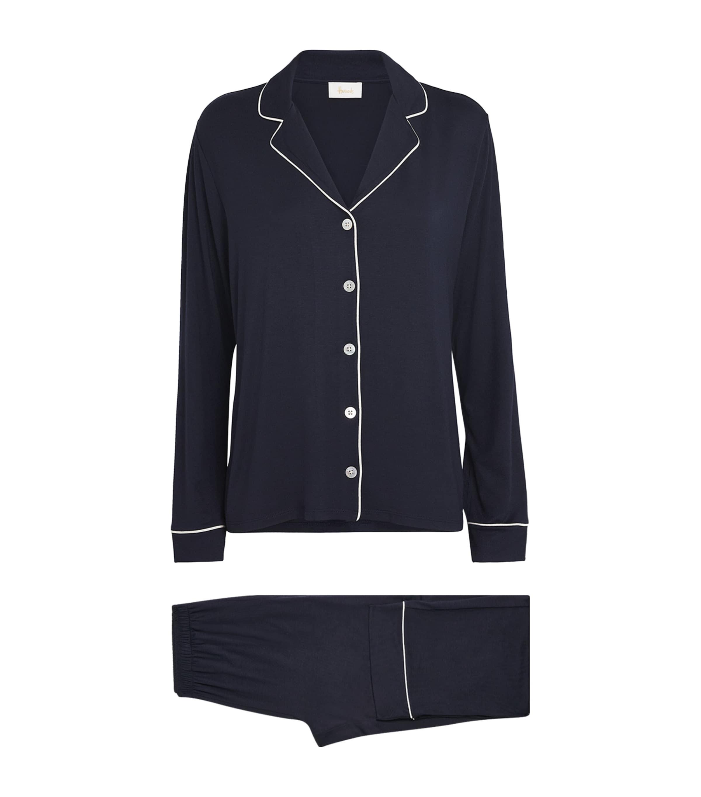 Harrods Jersey Classic Pyjama Set by HARRODS