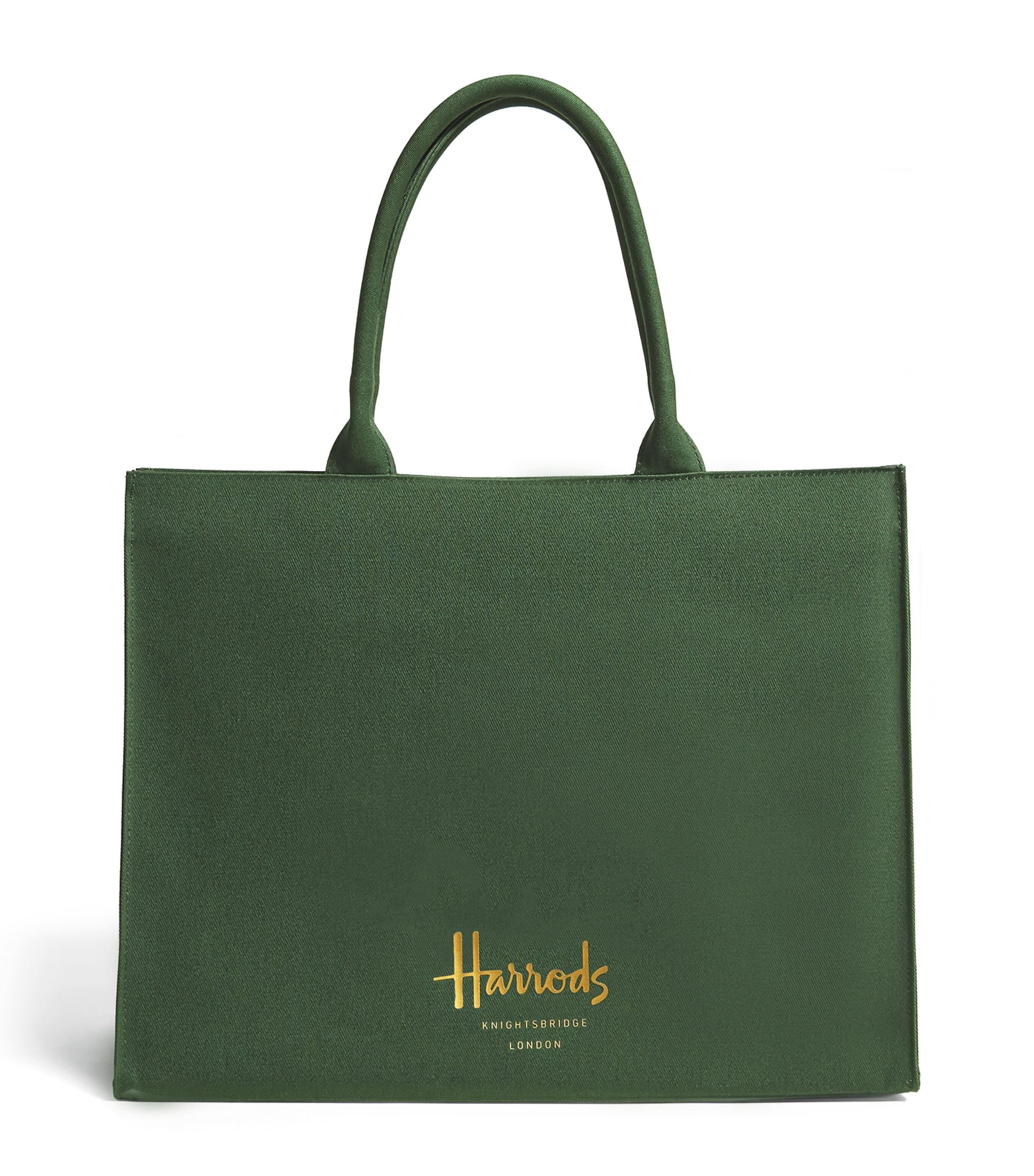 Harrods Large Cotton Logo Tote Bag by HARRODS