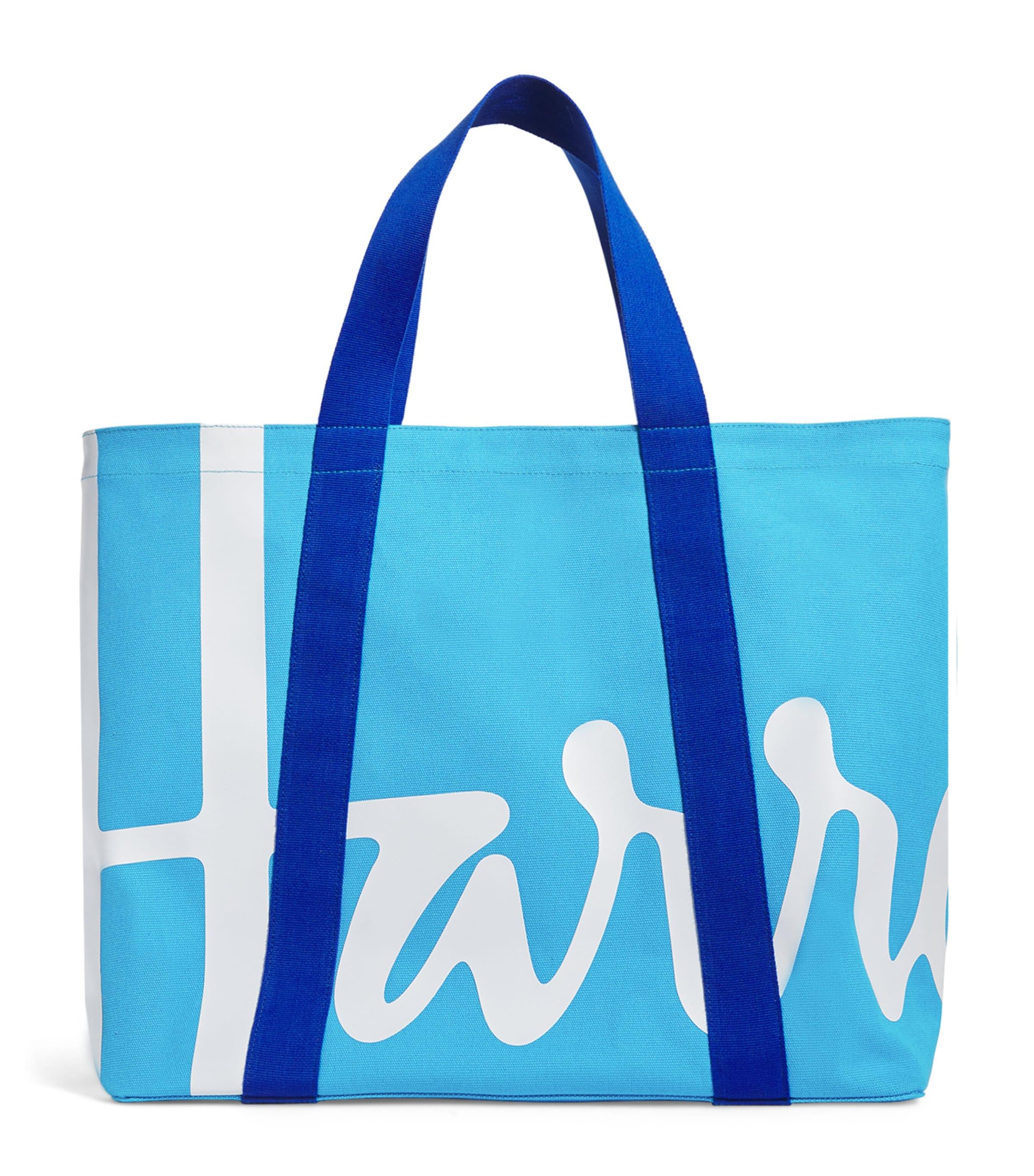Harrods Large Cotton Logo Tote Bag by HARRODS