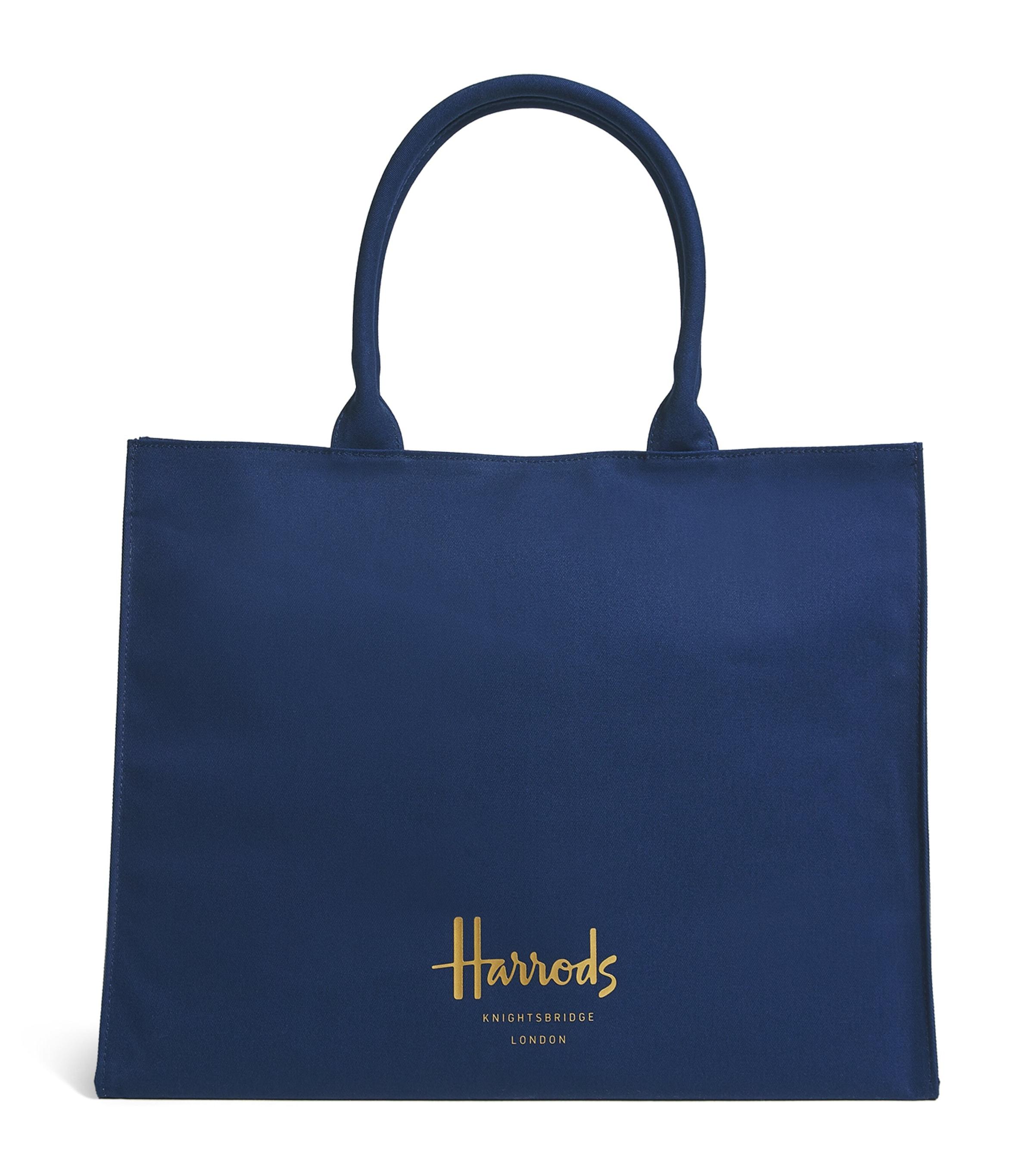 Harrods Large Cotton Logo Tote Bag by HARRODS