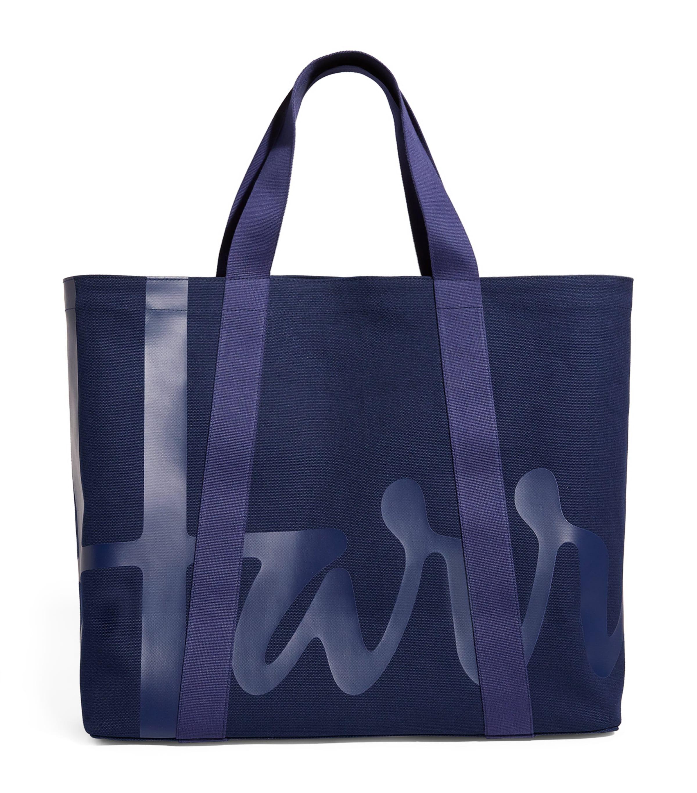 Harrods Large Cotton Logo Tote Bag by HARRODS