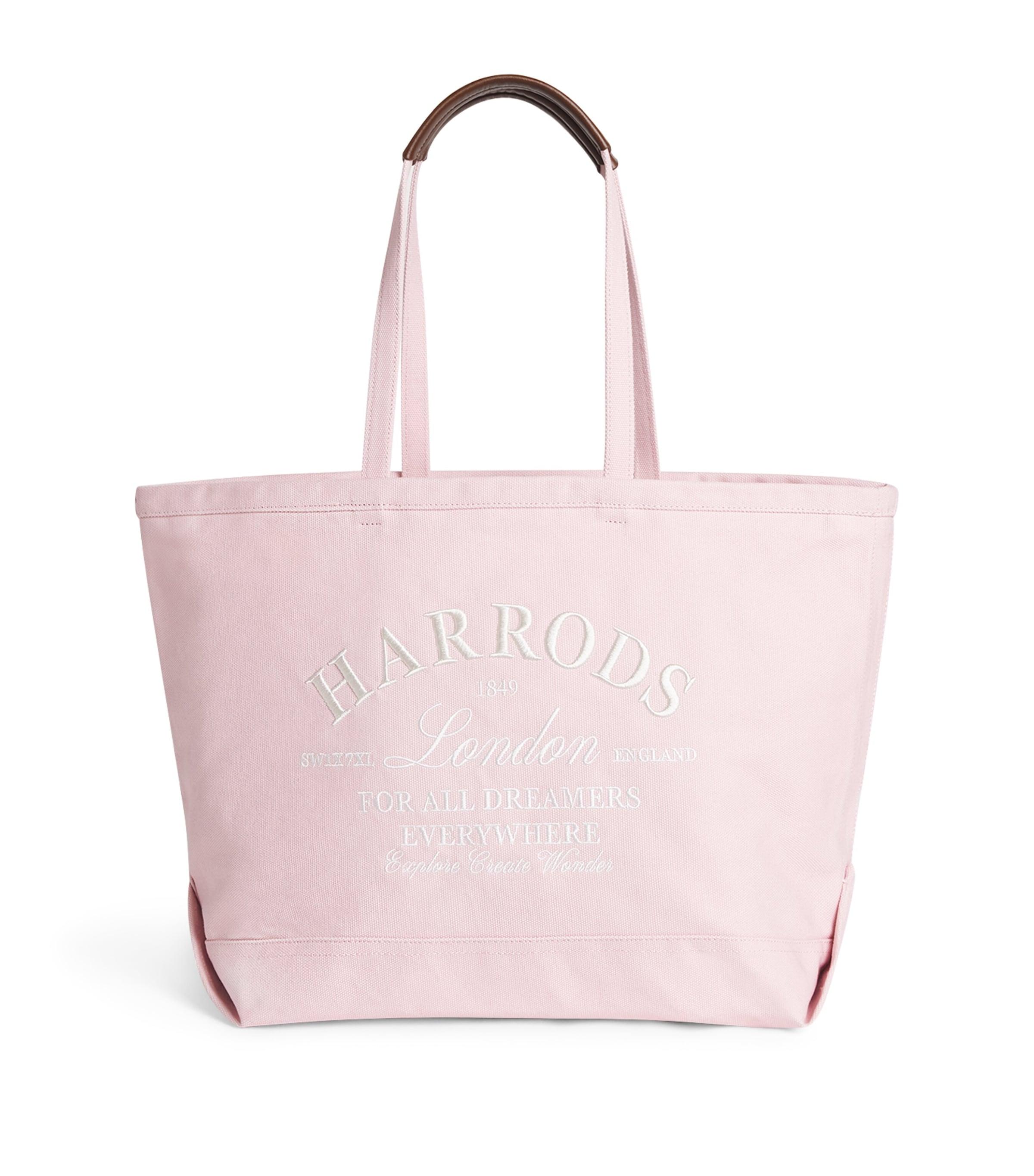 Harrods Large Embroidered Logo Tote Bag by HARRODS