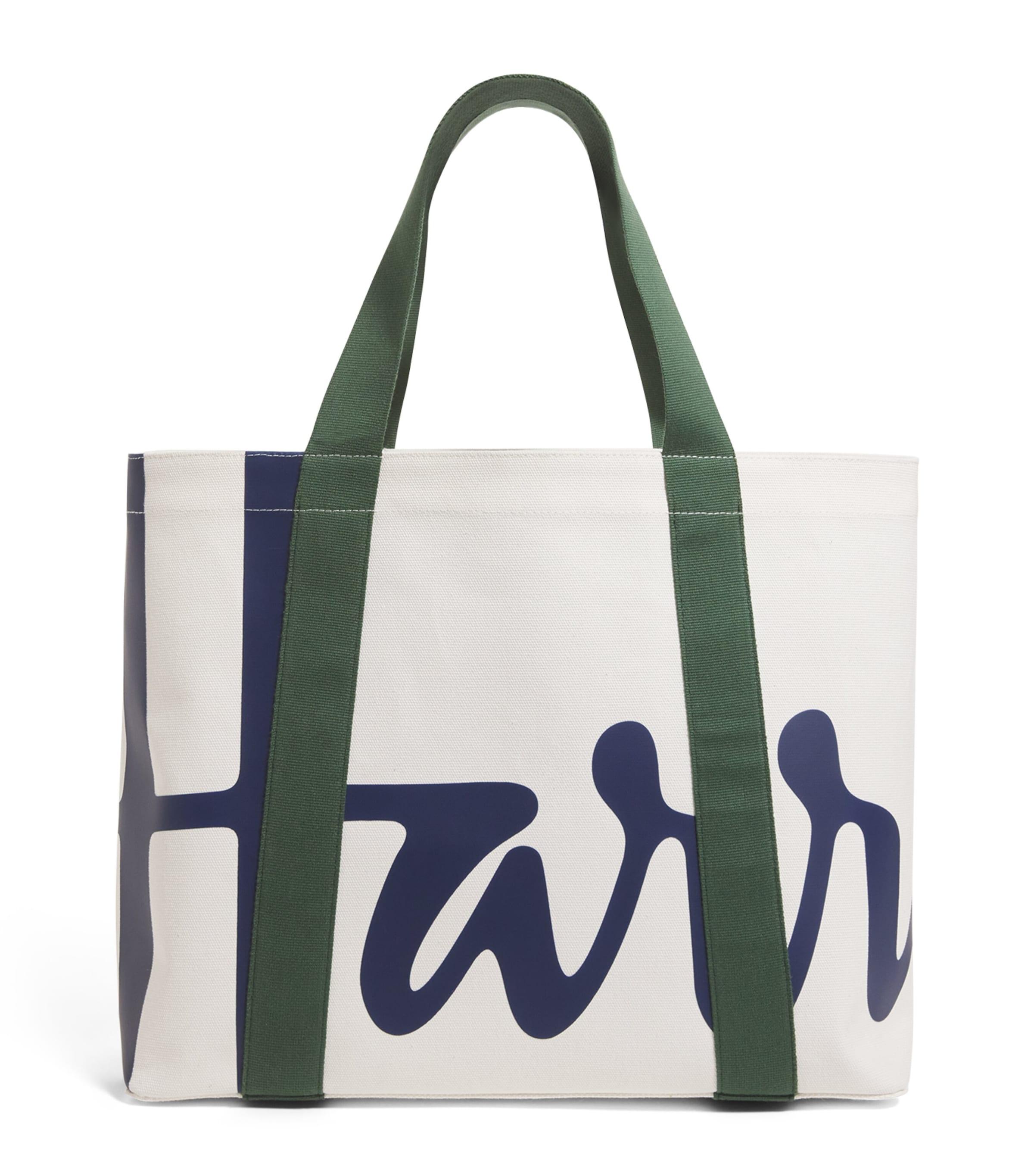 Harrods Medium Cotton Logo Tote Bag by HARRODS