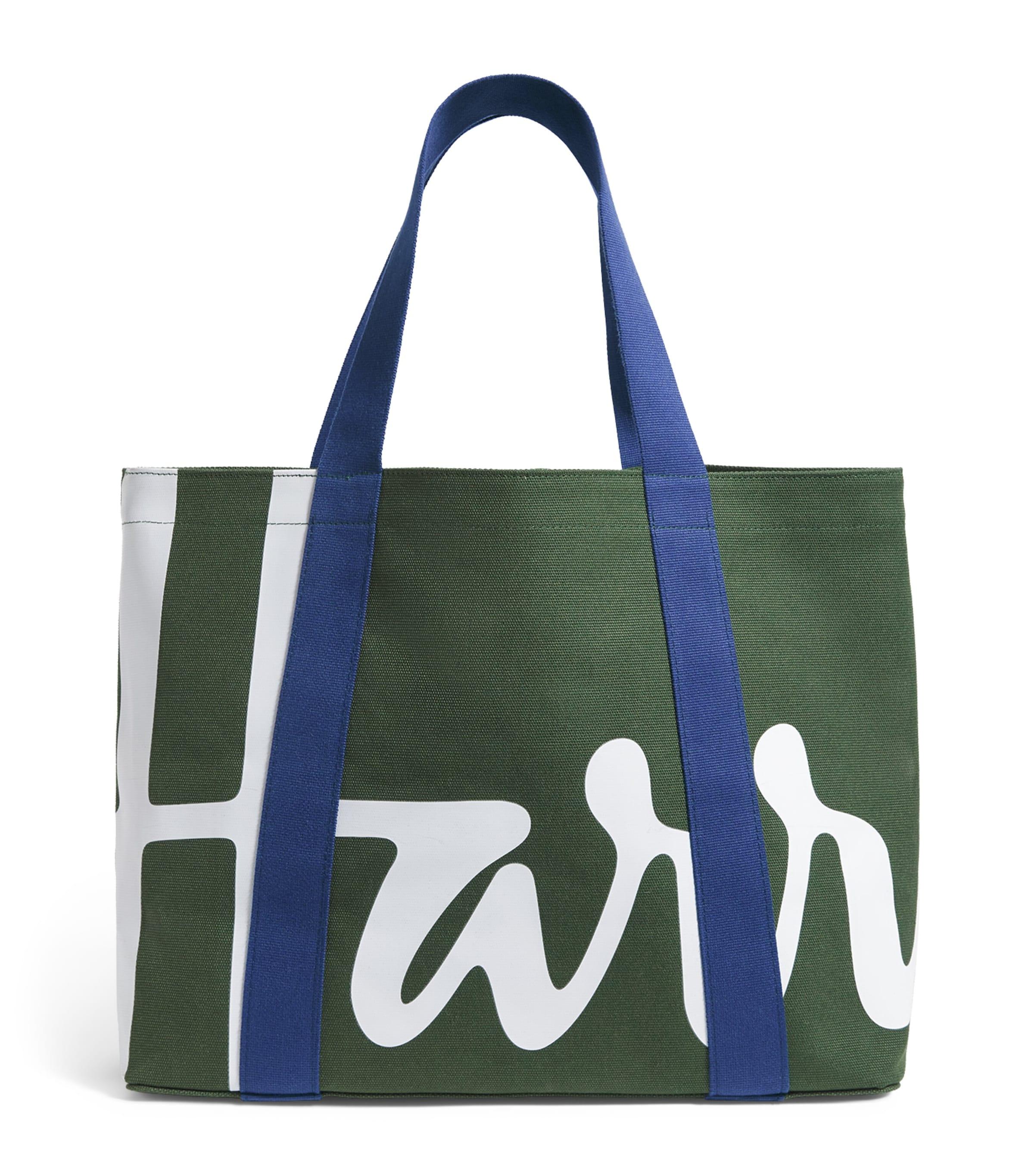 Harrods Medium Cotton Logo Tote Bag by HARRODS