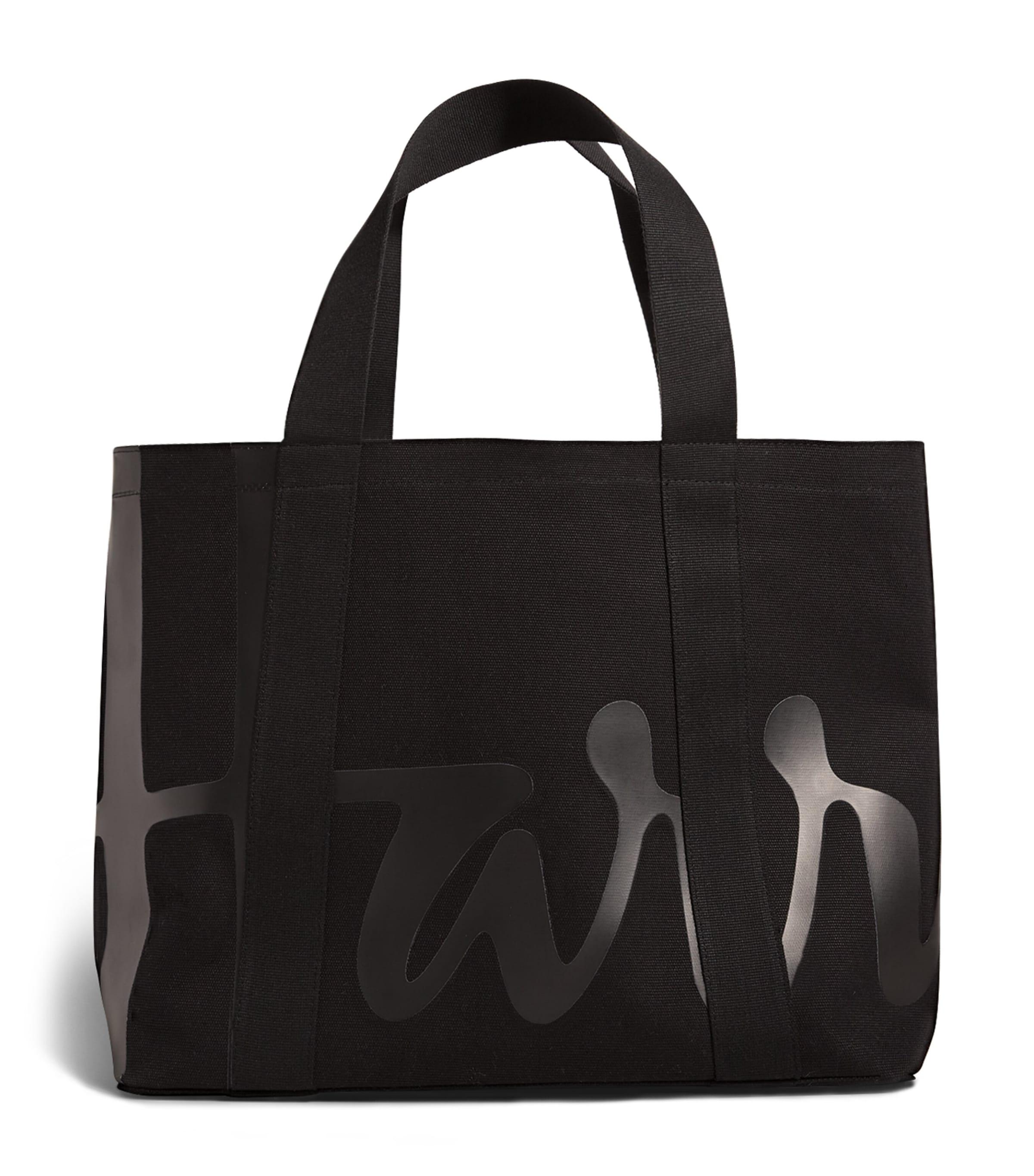 Harrods Medium Cotton Logo Tote Bag by HARRODS