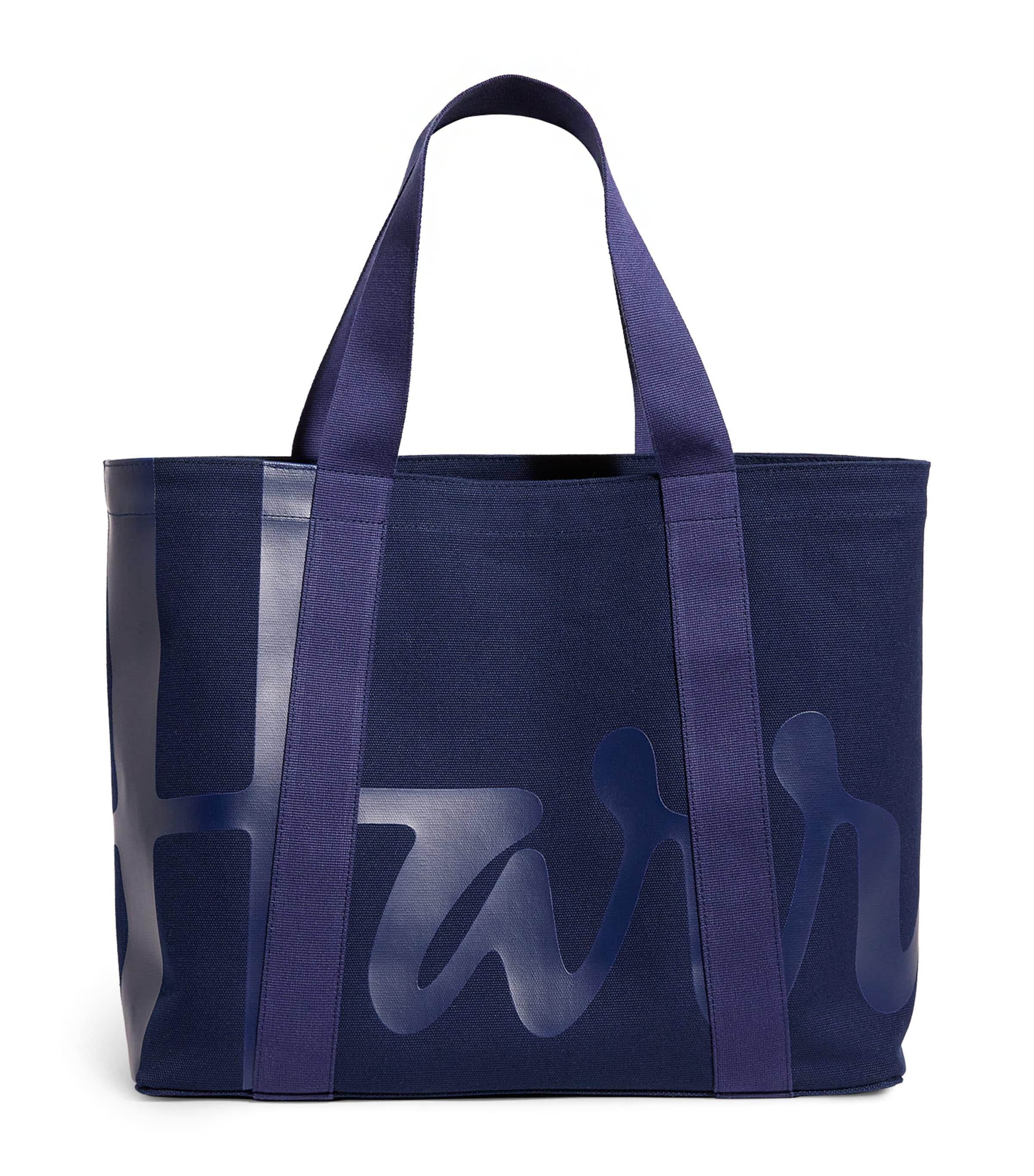 Harrods Medium Cotton Logo Tote Bag by HARRODS
