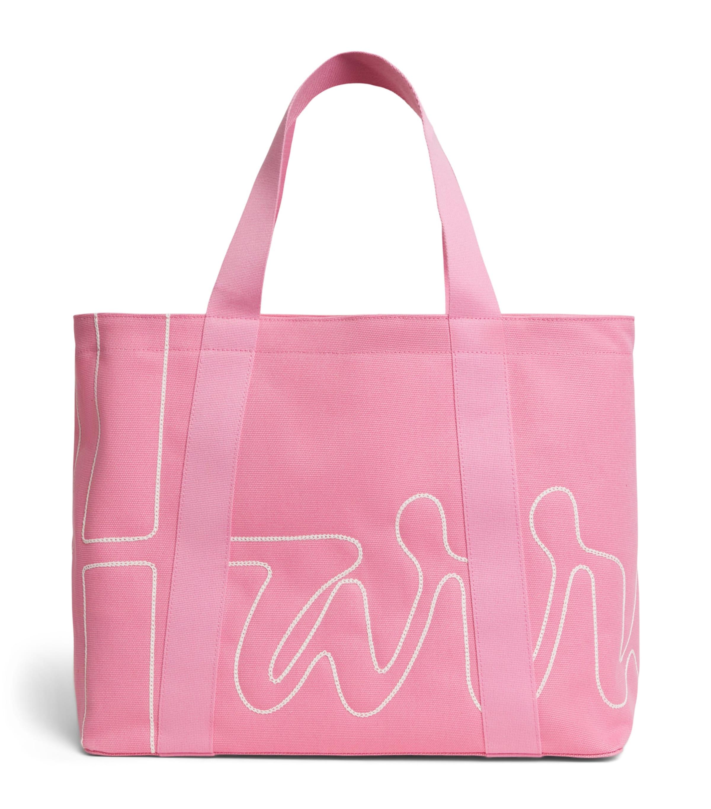 Harrods Medium Cotton Logo Tote Bag by HARRODS