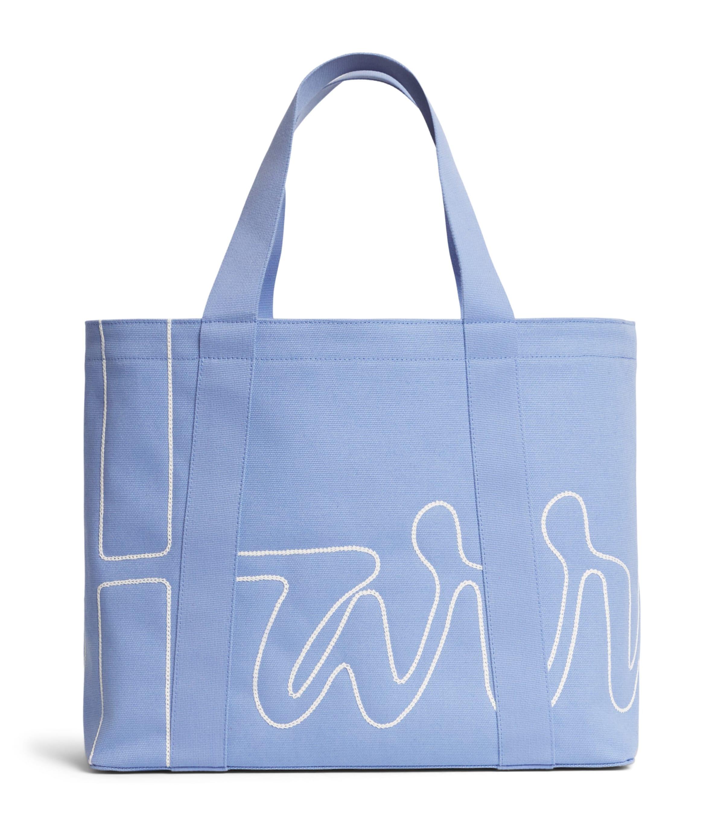 Harrods Medium Cotton Logo Tote Bag by HARRODS