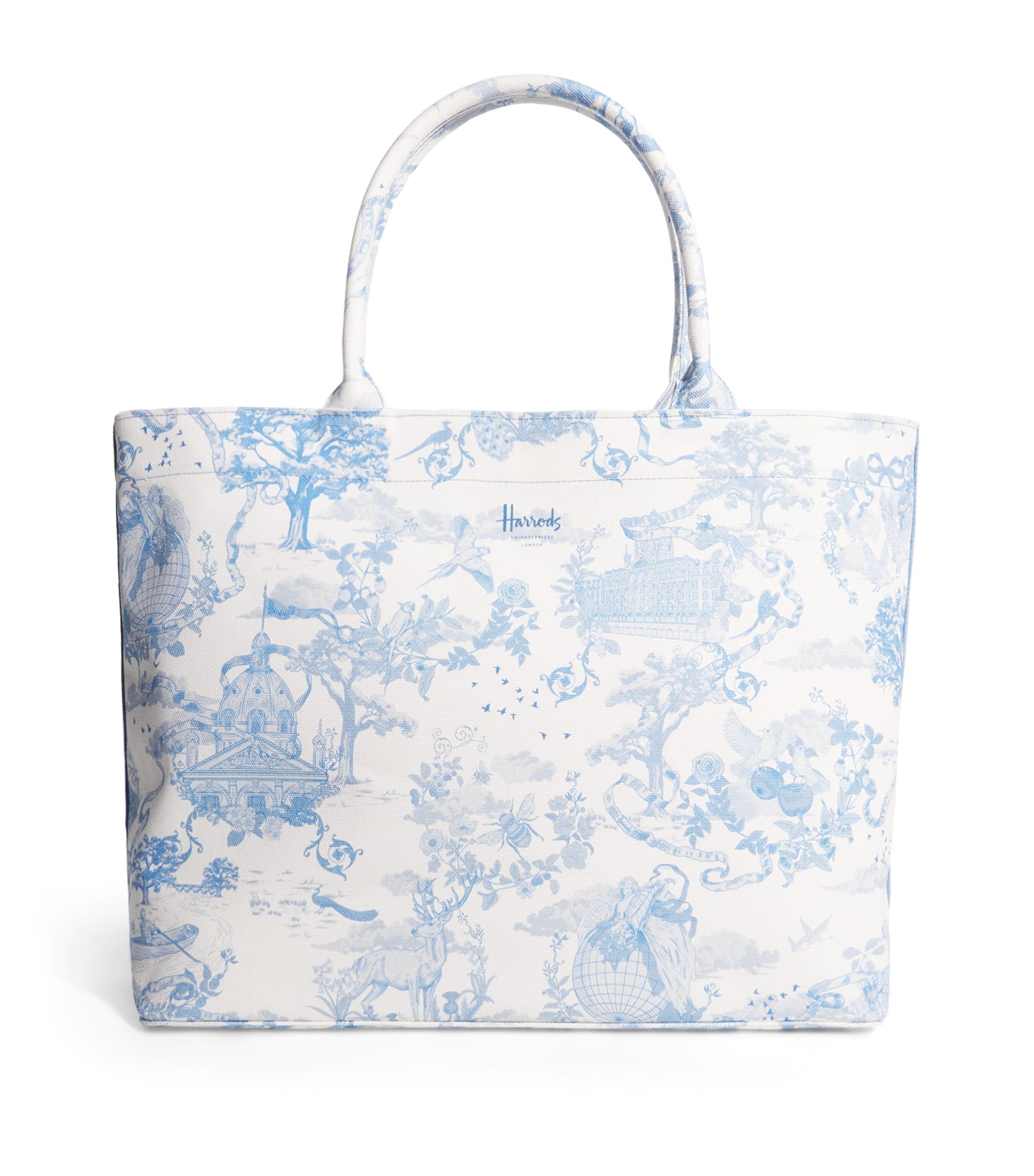 Harrods Medium Toile Print Tote Bag by HARRODS