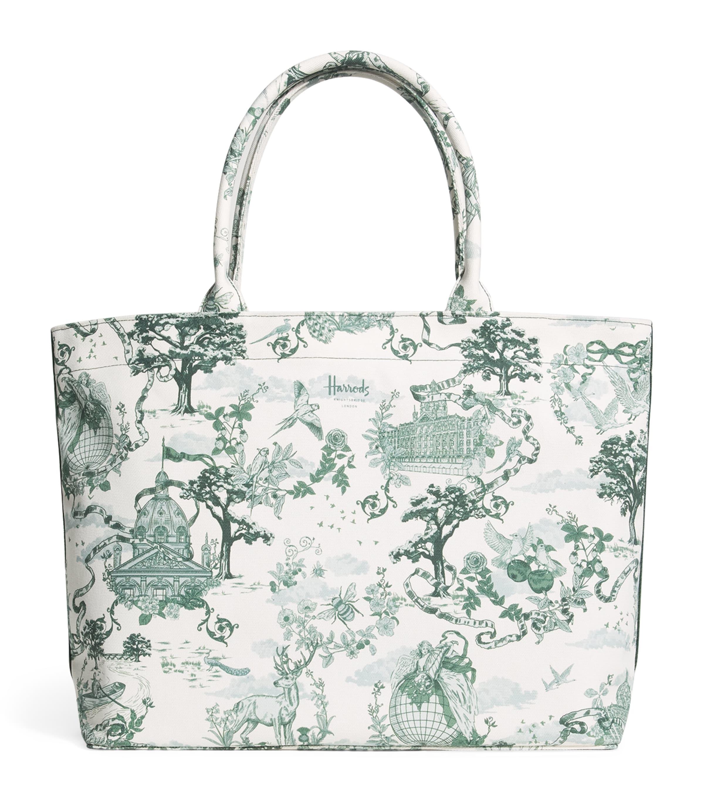 Harrods Medium Toile Tote Bag by HARRODS