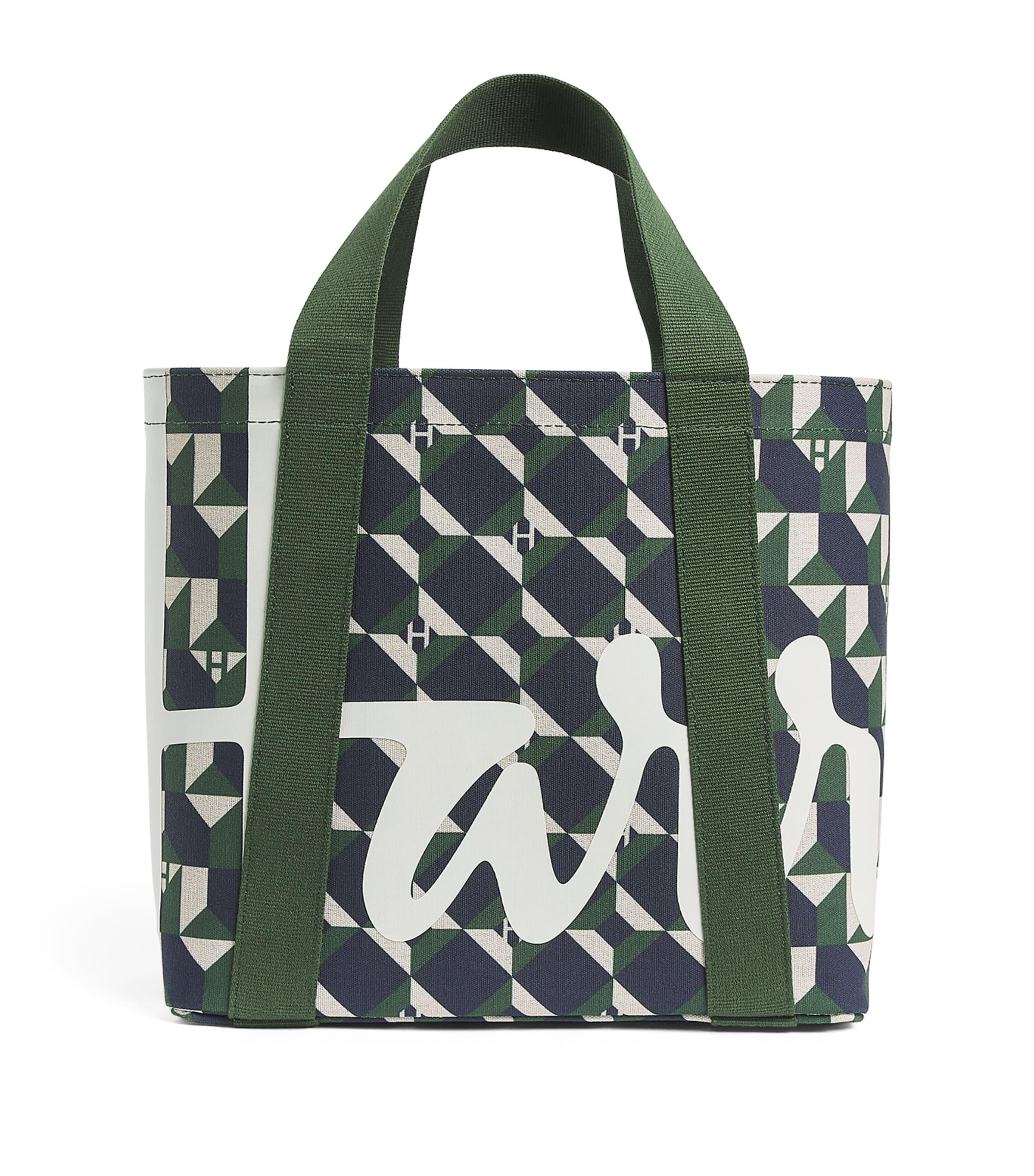 Harrods Mini Cotton Geometric Logo Tote Bag by HARRODS