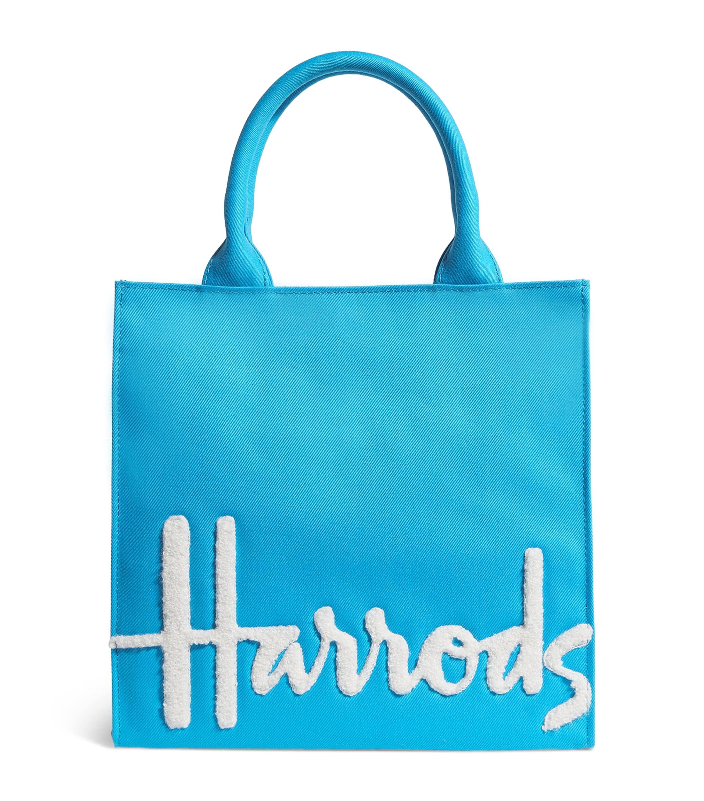 Harrods Small Cotton Logo Tote Bag by HARRODS