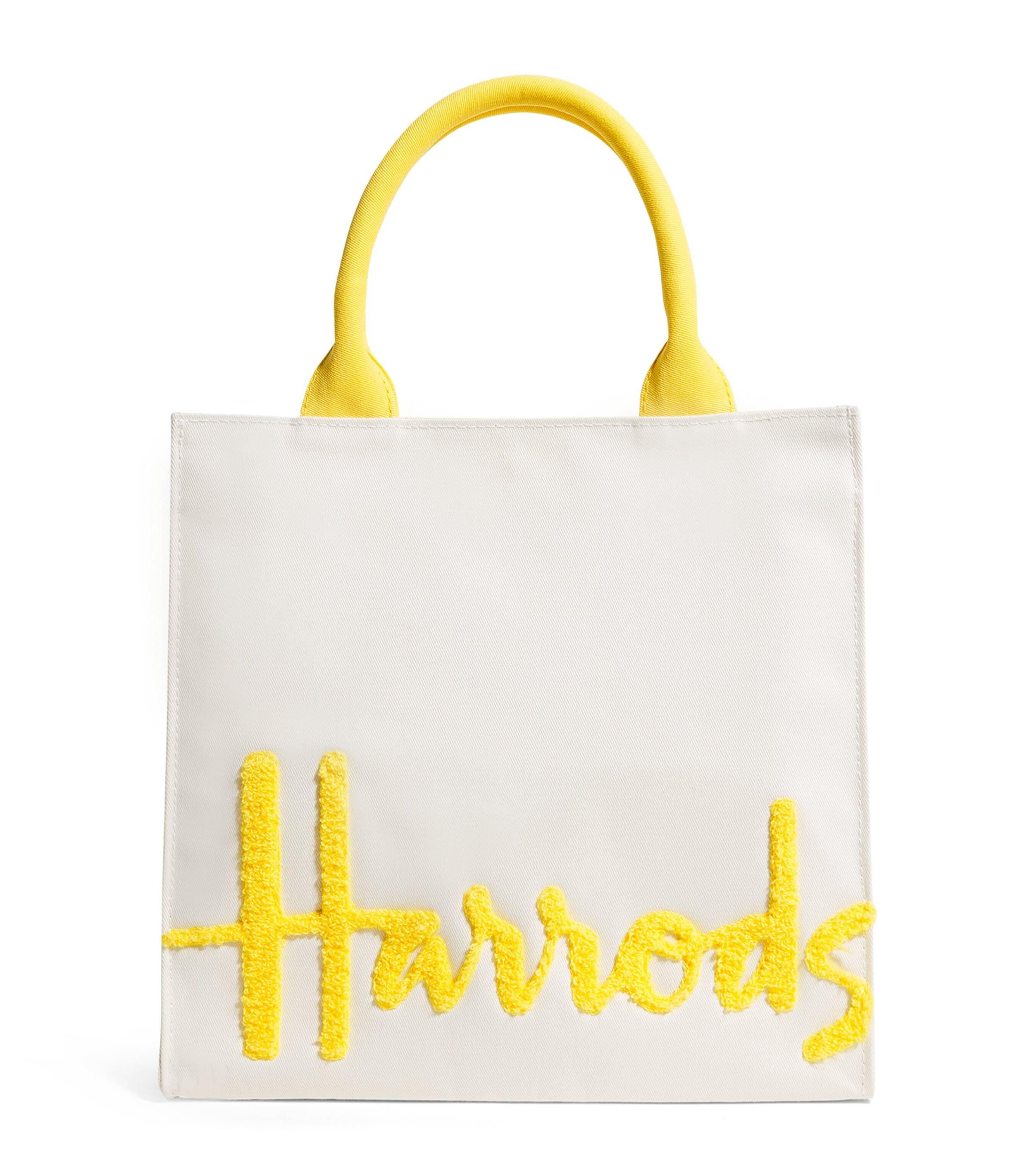 Harrods Small Cotton Logo Tote Bag by HARRODS