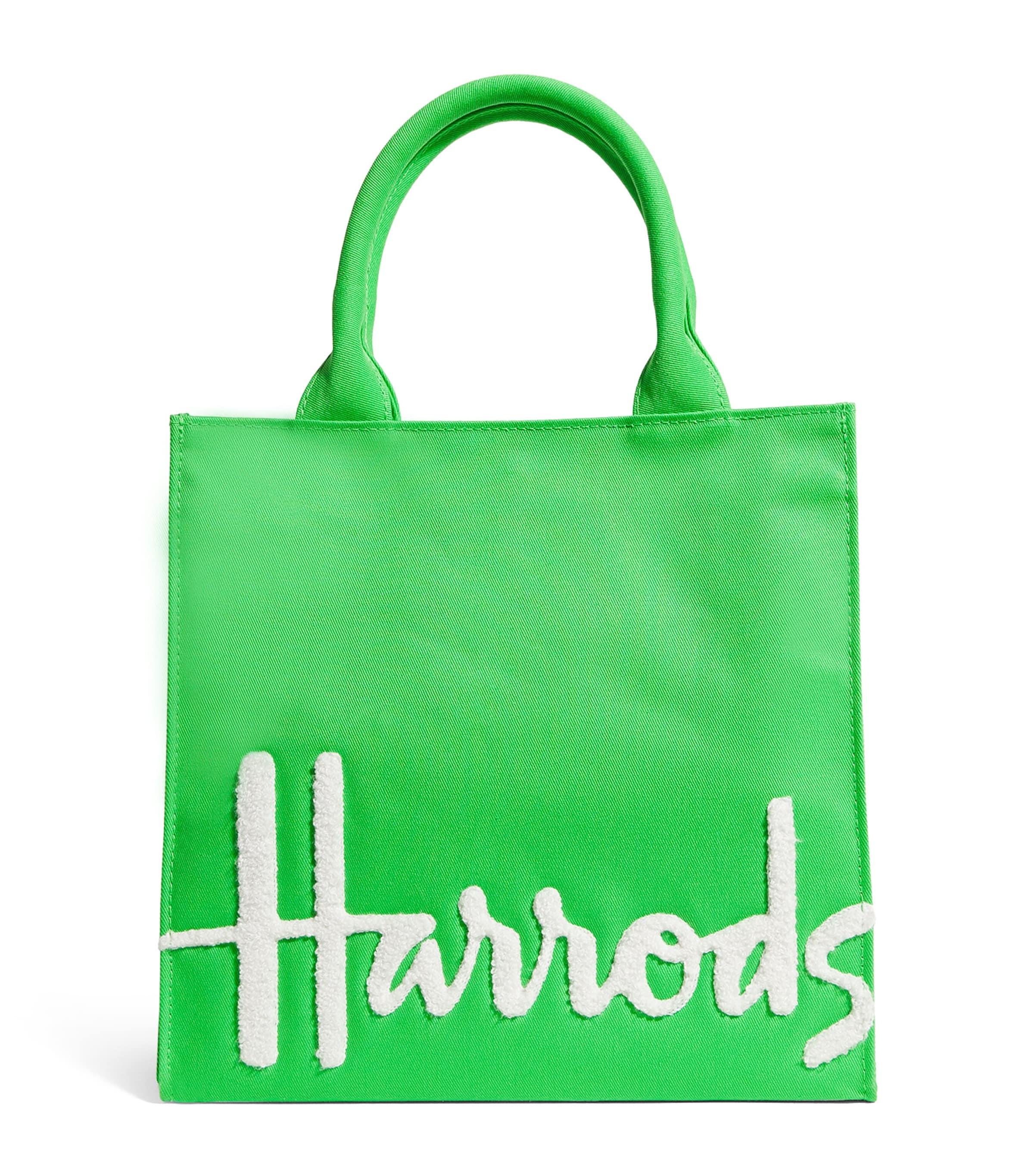 Harrods Small Cotton Logo Tote Bag by HARRODS