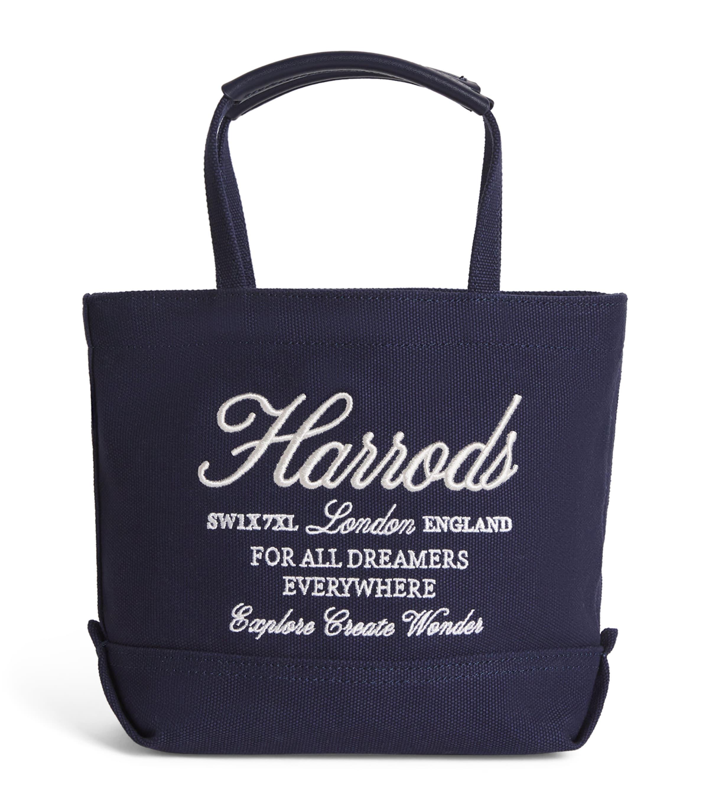 Harrods Small Embroidered Logo Tote Bag by HARRODS