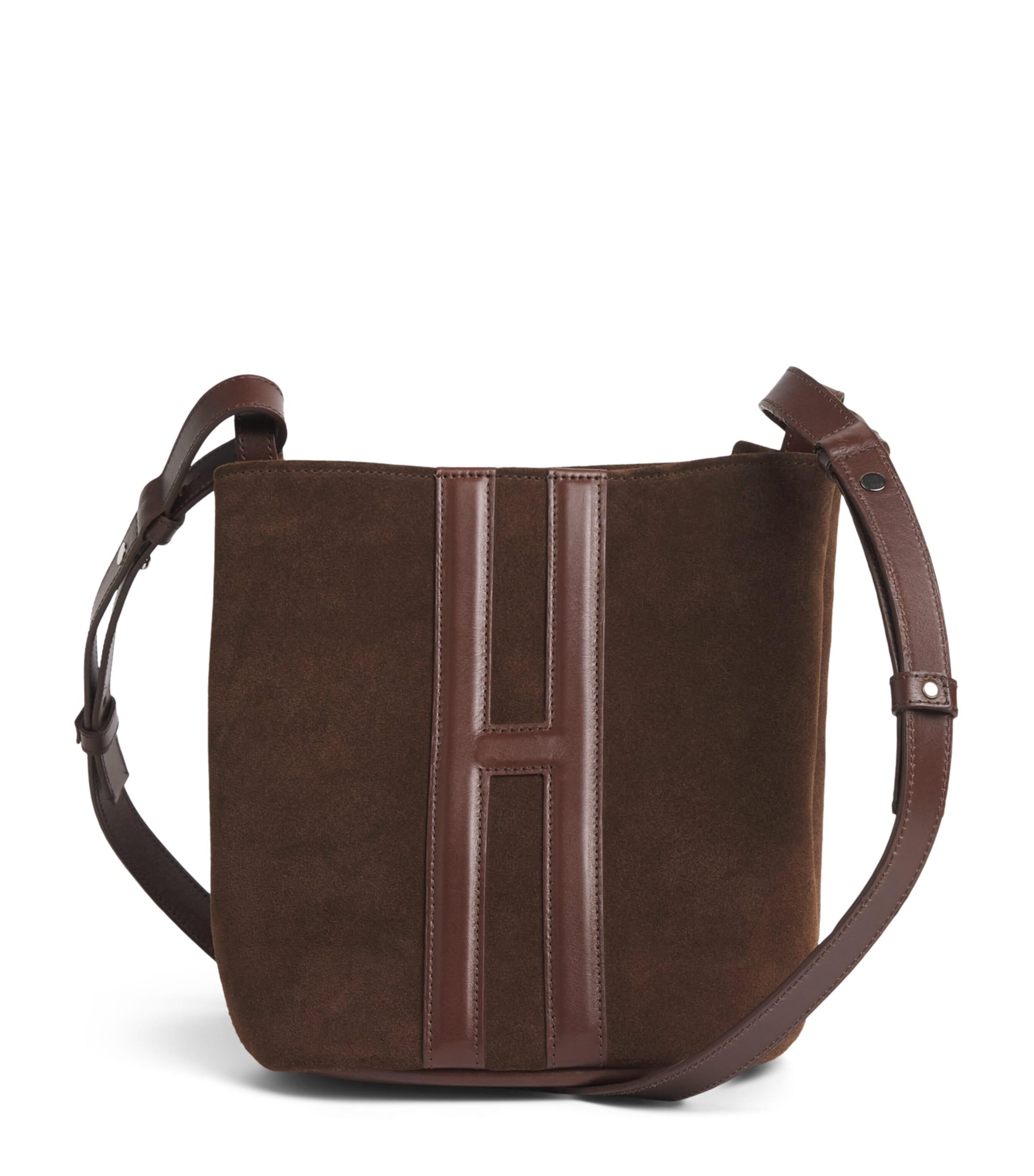 Harrods Small Suede Cross-Body Bag by HARRODS