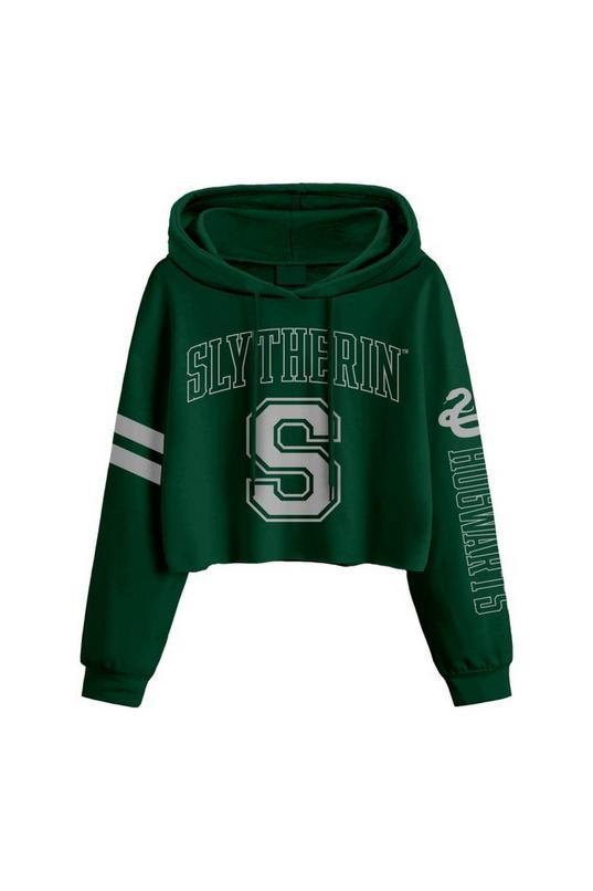 College Slytherin Crop Hoodie by HARRY POTTER